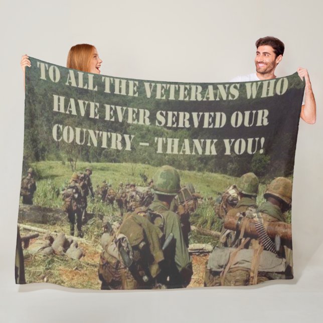 THANK YOU VETERANS FLEECE BLANKET (In Situ)