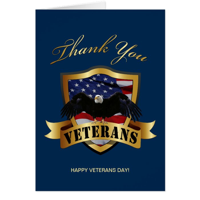 Thank You Veterans Greeting Cards