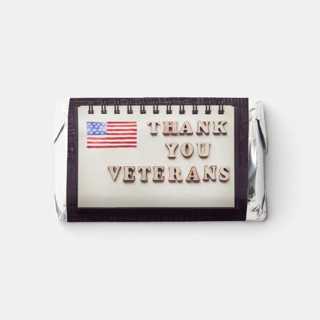 Thank you Veterans Hershey's Miniatures (Front)