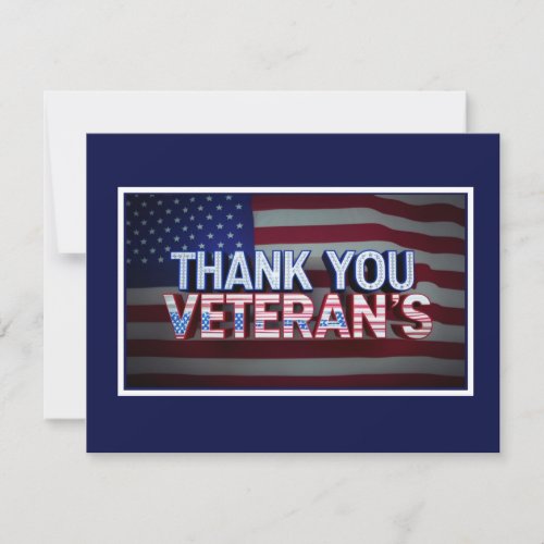 Thank you Veterans