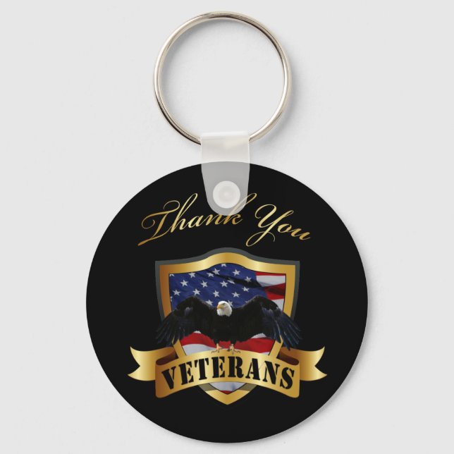 Thank You Veterans Keychain (Front)