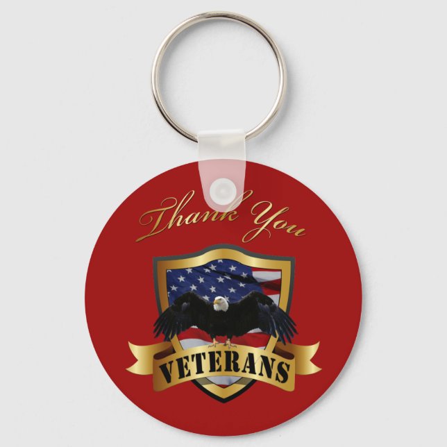 Thank You Veterans Keychain (Front)