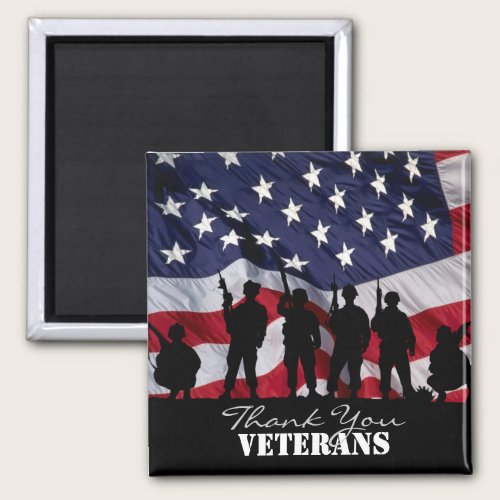 Thank You Veterans Magnet