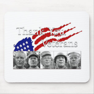 Thank You Veterans Mouse Pad