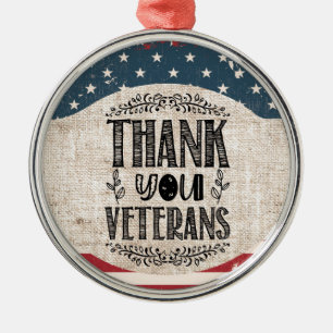 Thank You Veterans Ornament
