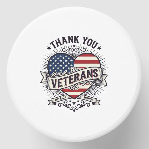 Thank You Veterans Patriotic Heart Vector Design_1 Mini Candle Favors