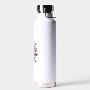 Thank You Veterans Patriotic Heart Vector Design_1 Water Bottle