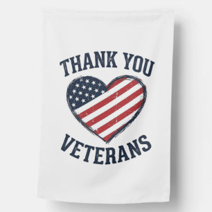 Thank You Veterans Patriotic Heart Vintage Shirt D House Flag