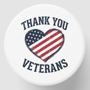 Thank You Veterans Patriotic Heart Vintage Shirt D Mini Candle Favors