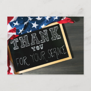 Thank you Veterans Postcard