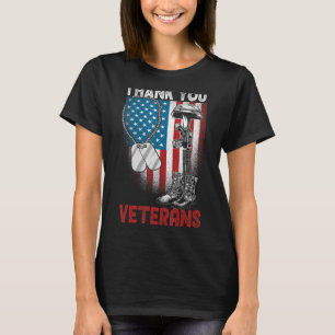 Thank You Veterans Service Patriot Veteran Day Ame T-Shirt