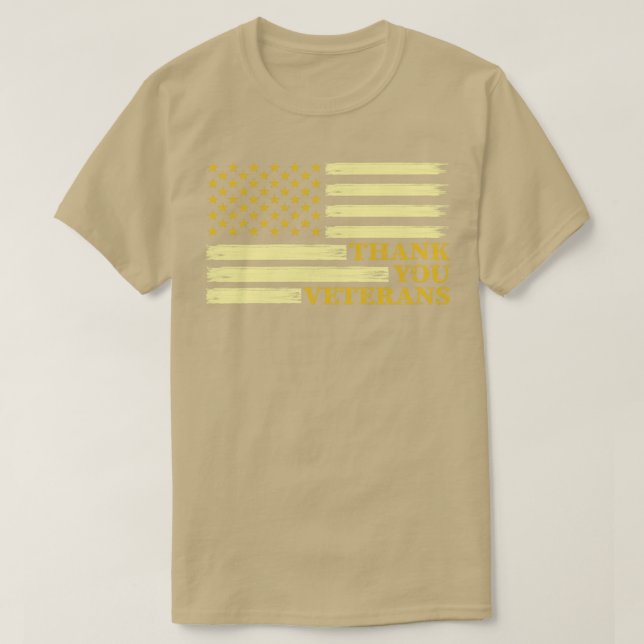 Thank You Veterans  T-Shirt (Design Front)