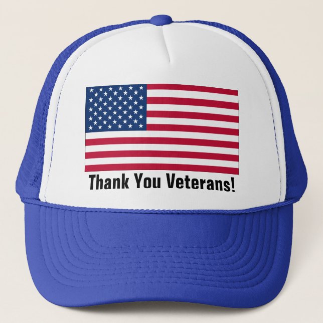 Thank You Veterans! Trucker Hat (Front)