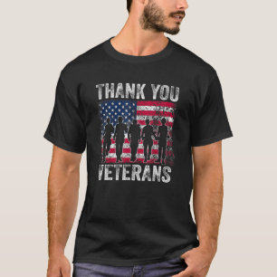 Thank You Veterans Veterans Day For Women Men T-Shirt