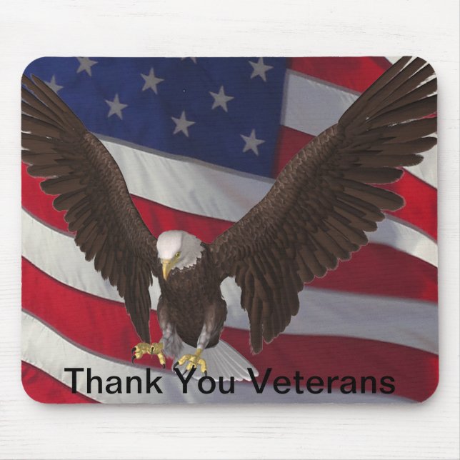 Thank You Vets Mouse Pad (Front)