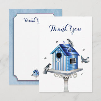 Thank You Victorian Birdhouse Songbirds