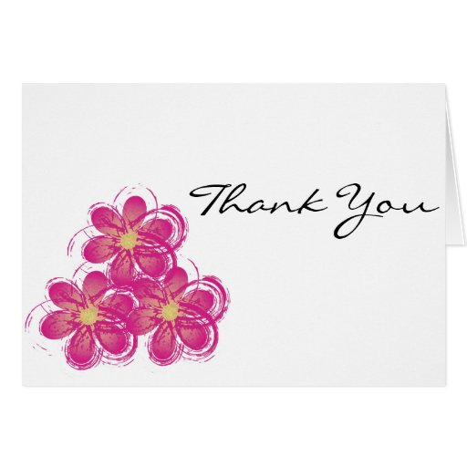 Thank You Vintage Flowers Art Greeting Cards | Zazzle