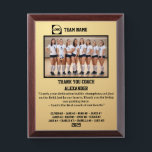 Thank You Volleyball Coach, Custom Photo & Names Award Plaque<br><div class="desc">A personalized Volleyball with the coach and players' names, along with their custom pictures, can serve as a memorable and unique memento for a team. This thoughtful gesture fosters a sense of unity, pride, and camaraderie among team members, while also providing a tangible reminder of their shared experiences and achievements...</div>