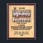 Thank You Volleyball Coach, Custom Photo & Names Award Plaque<br><div class="desc">A personalized Volleyball with the coach and players' names and their custom pictures can serve as a memorable and unique memento for a team. This thoughtful gesture fosters a sense of unity, pride, and camaraderie among team members while providing a tangible reminder of their shared experiences and achievements under the...</div>