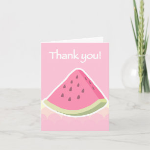 Thank You Watermelon Slice Card