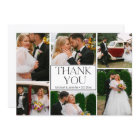 thank you wedding 6 photos collage stylish