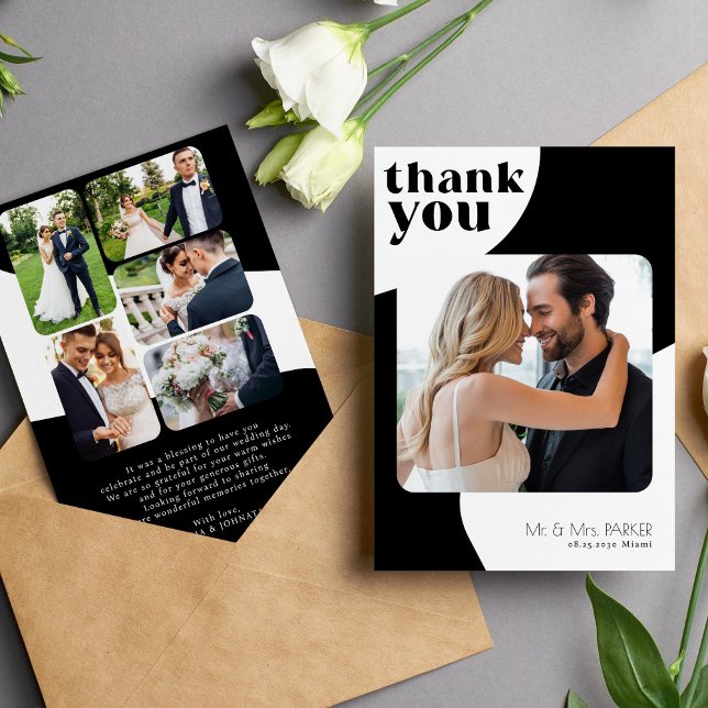 Thank you wedding 6 photos instant download card (Creator Uploaded)