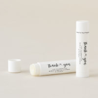 Thank You Wedding Bridal Baby Shower Simple Lip Ba Lip Balm