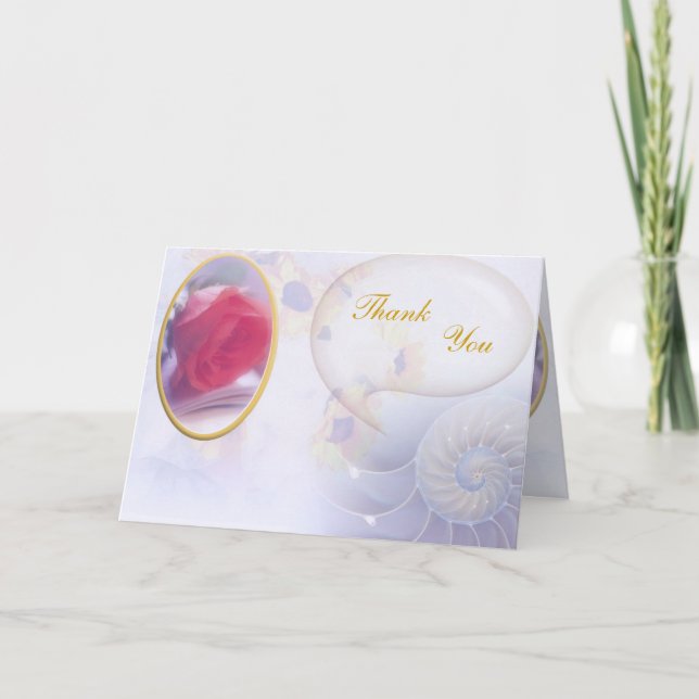 Thank You Wedding Card (Front)