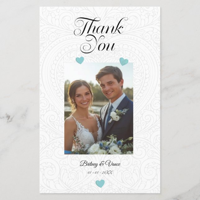 Thank You - Wedding Card Flyer (Front)