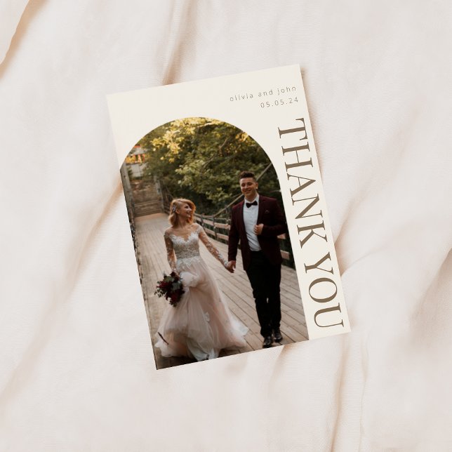 Thank You Wedding Card with Photo (Creator Uploaded)