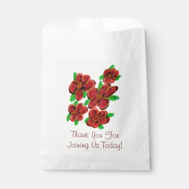 Thank You Wedding Favor Bag (Front)