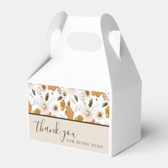 Thank You Wedding Favor Boxes (Front Side)