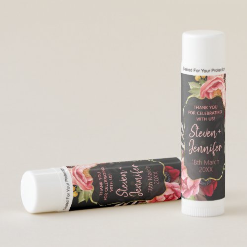 Thank You Wedding Favor Lip Balm