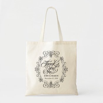 Thank You Wedding Favor Party Bags by thepapershoppe at Zazzle