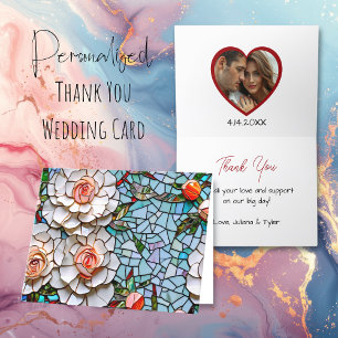 Thank You Wedding Personalized Card