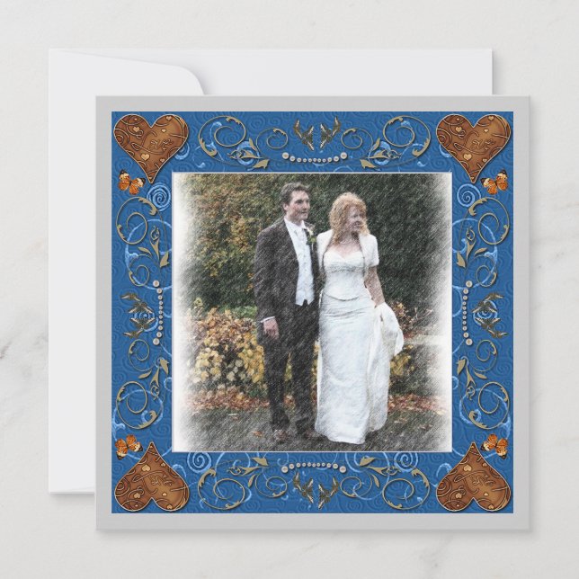 Thank You Wedding Photo Frame (Front)