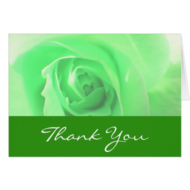Thank you, wedding,  rose cards (Front Horizontal)