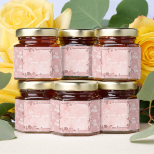 Thank You Wedding/Shower/Anniversary Honey Jar Favors