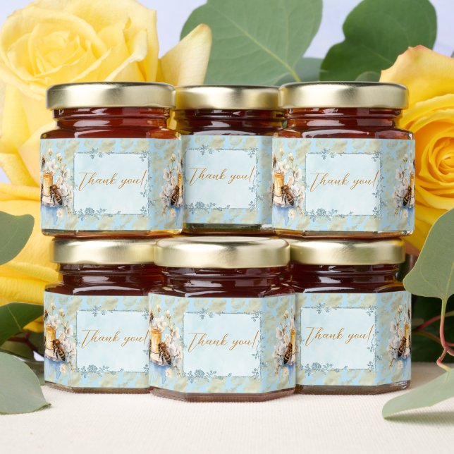 Thank You Wedding/Shower/Anniversary Honey Jar Favors (Insitu)
