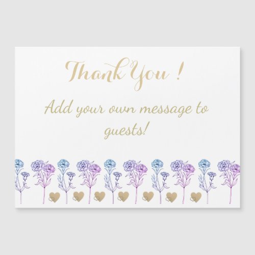Thank You Wedding Simple Elegant Cards