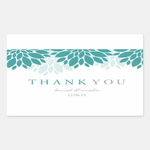 Thank You Wedding Stickers   Wedding