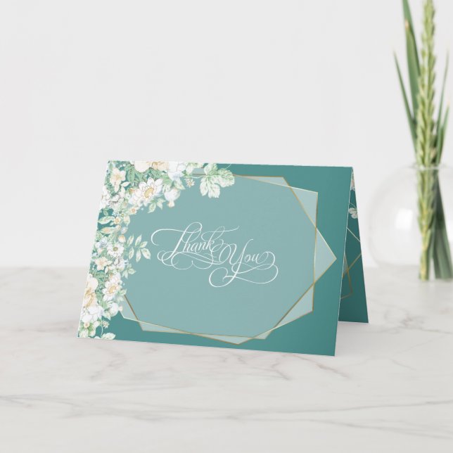 Thank You | Wildflowers and Berries Geometric (Front)