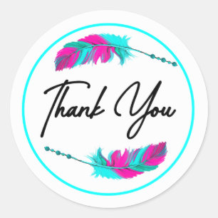 Thank You Wish Classic Round Sticker