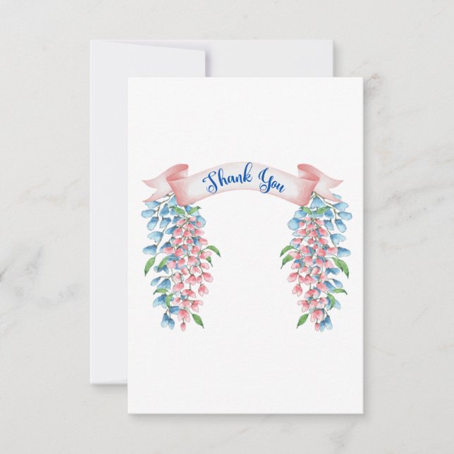 Thank You Wisteria Flowers (Front)