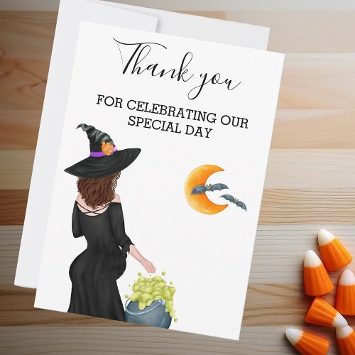 Thank you Witch Baby Shower Halloween