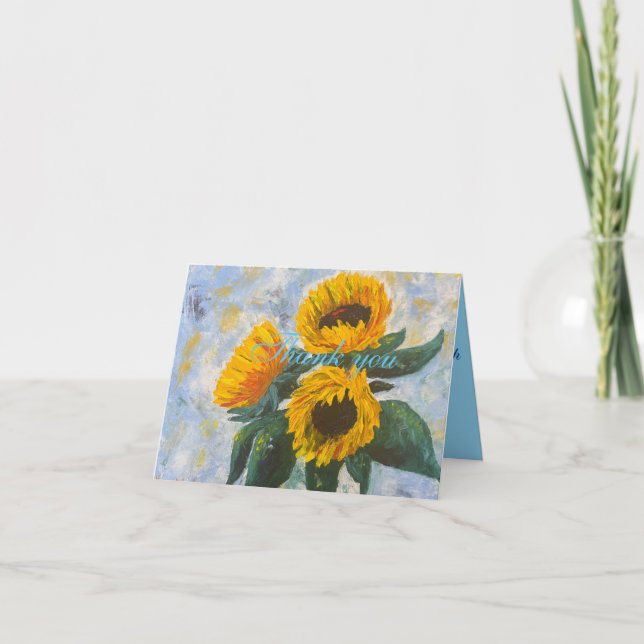 Thank you with art card (Front)