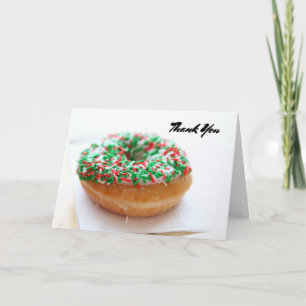 Thank you with Donut picture Card