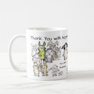 Thank You with Hoppreciation 21 Rabbits Mug