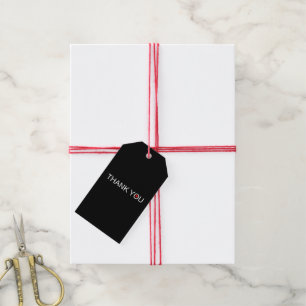 Thank You with Red Heart Gift Tags
