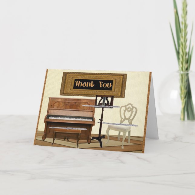Thank You with Three Flutes and Piano (Front)